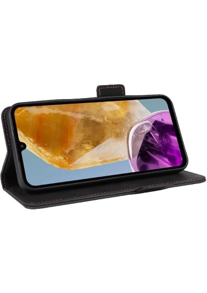 Toka Manyetik Cüzdan ile Samsung Galaxy Galaxy Kickstand Için Flip Case (Yurt Dışından)