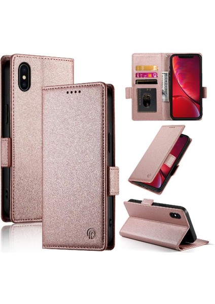 IPhone x Için Flip Case/xs Cüzdan Flip Kart Yuvaları Iş Günlük Kullanım (Yurt Dışından)