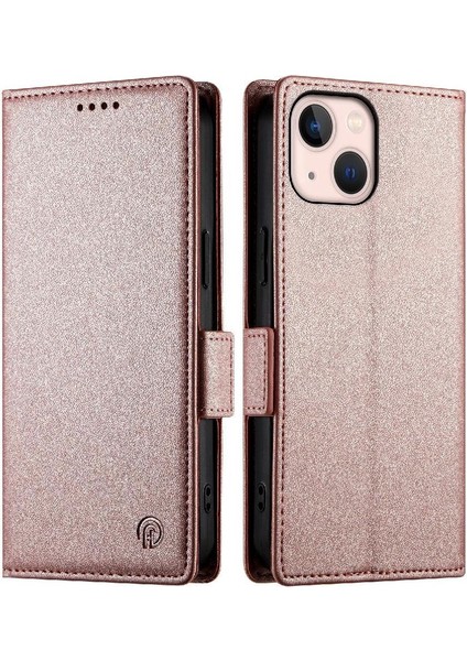 IPhone 13 Için Flip Case Mini Kartvizit Yuvaları Cüzdan Günlük Kullanım Flip (Yurt Dışından)