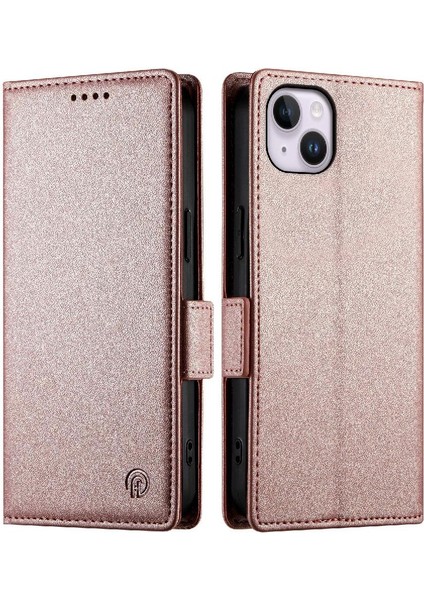 IPhone 14 Için Flip Case Artı Flip Kartvizit Yuvaları Günlük Kullanım Cüzdan (Yurt Dışından)
