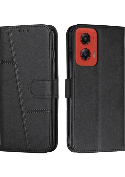 Motorola Moto G Stylus 5g 2024 Tam Koruma Kickstand Için Flip Case (Yurt Dışından)
