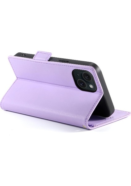 IPhone 15 Için Flip Case Günlük Kullanım Kart Yuvaları Flip Iş Cüzdan (Yurt Dışından) fırsatları