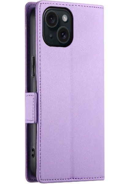 IPhone 15 Için Flip Case Günlük Kullanım Kart Yuvaları Flip Iş Cüzdan (Yurt Dışından) indirimleri