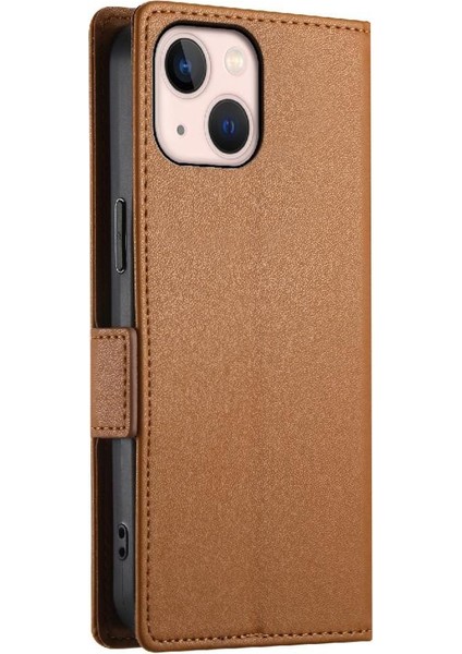 IPhone 13 Için Flip Case Mini Kartvizit Yuvaları Cüzdan Günlük Kullanım Flip (Yurt Dışından) modelleri