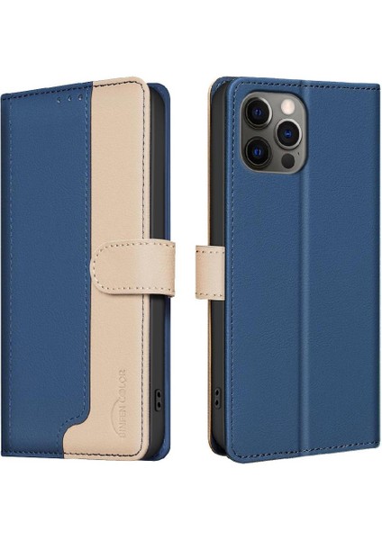 IPhone 12 Için Flip Case Pro Max Darbeye Tpu Iç Kabuk Rfıd Engelleme (Yurt Dışından)