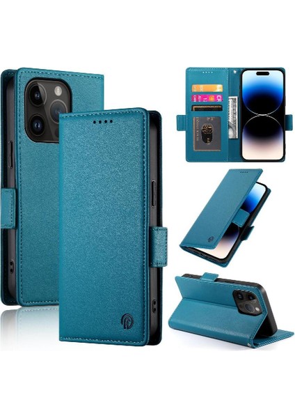IPhone 14 Pro Günlük Kullanım Için Flip Case Kart Yuvaları Cüzdan Çevirme Iş (Yurt Dışından) modelleri