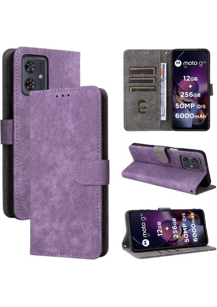Motorola Moto G54 5g Rfıd Engelleme Flip Folio Cüzdan Manyetik Pu (Yurt Dışından)