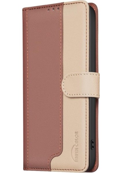 IPhone 15 Pro Max Rfıd Engelleme Kickstand Darbeye Tpu Için Flip Case (Yurt Dışından)