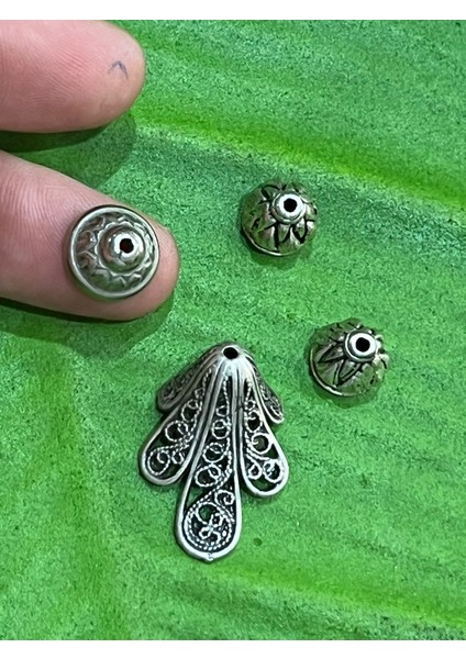 4 Lü Nikel Kaplama Takı Tasarım Malzemesi 2 cm