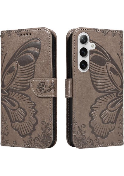 Samsung Galaxy S24 Artı Yüksek Kaliteli Deri ile Kabartmalı Flip Case (Yurt Dışından) modelleri
