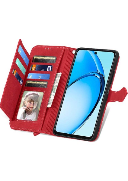 Oppo A60 4g Flip Fermuar Tarzı Iş Cüzdan Çoklu Kart Için Flip Case (Yurt Dışından)