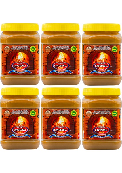 Çavuşoğlu Odun Ateşinde Çifte Kavrulmuş Kepekli Bozkır Tahini 930 gr x 6