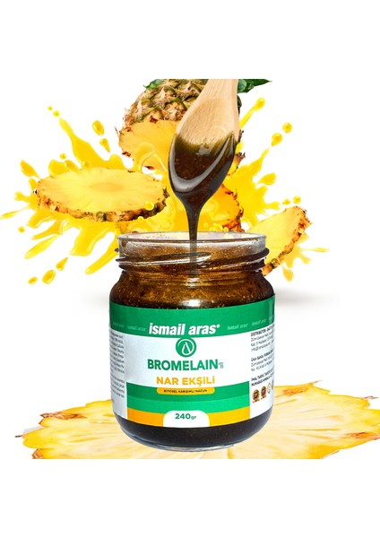 Bromelain'li Nar Ekşili Form Macunu 240 gr - 3 Kutu