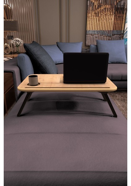 Tekno Trust Kahverengi Mdflam Laptop Sehpası, 60X35 cm Mdf 35 cm 20 cm 60 cm fiyatları