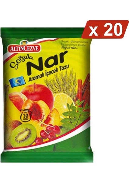 Nar Aromalı Içecek Tozu - Soğuk 450 G - 20Lİ Paket