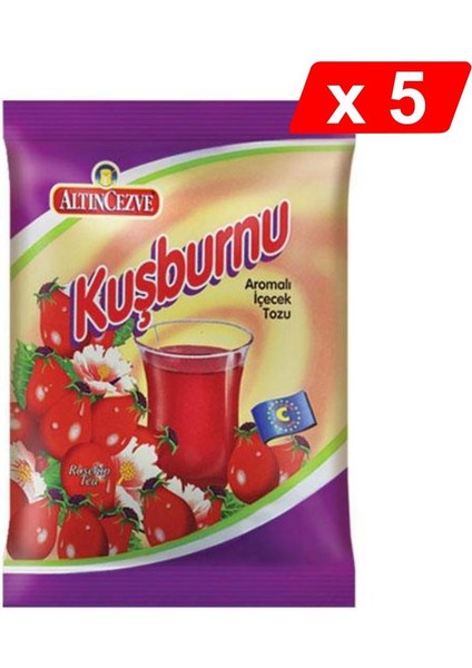 Kuşburnu Aromalı Içecek Tozu 250 gr - 5li Paket