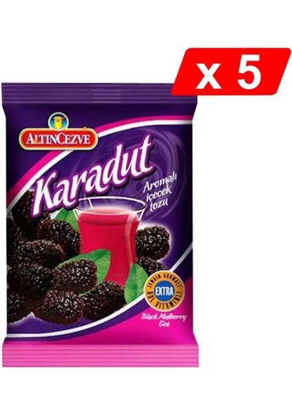 Karadut Aromalı Içecek Tozu 250 gr - 5li Paket