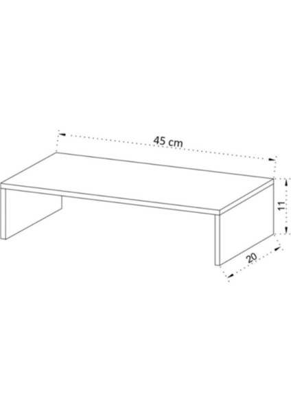 Tekno Trust 11 cm Pc Monitör Yükseltici Beyaz Suntalam 20 cm 45 cm modelleri