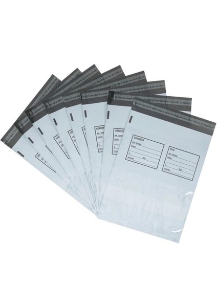 Baskısız Cepli Kargo Poşeti Gönderici-Alıcı Baskılı 30X38+5 cm 1000 Adet