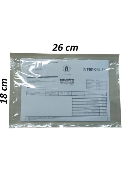 Fatura Cebi Yapışkanlı A5 (18X26 Cm) 500 Adet