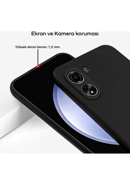 Xiaomi Redmi 13C Kılıf Kamera Korumalı Içi Kadife Lansman Silikon Kapak