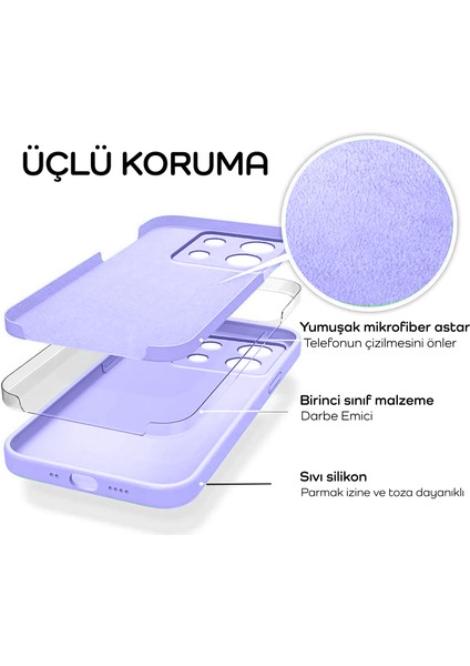 Xiaomi Redmi Note 13 Pro 4g Kılıf Kamera Korumalı Içi Kadife Lansman Silikon kapak modelleri