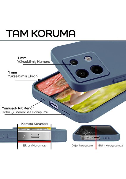 Xiaomi Redmi Note 13 Pro 4g Kılıf Kamera Korumalı Içi Kadife Lansman Silikon kapak fırsatları