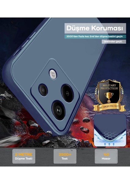 Xiaomi Redmi Note 13 Pro 4g Kılıf Kamera Korumalı Içi Kadife Lansman Silikon kapak indirimleri