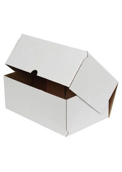 17X12,5X7,5CM E-Ticaret Kargo Kutusu - 4 Nokta - Beyaz