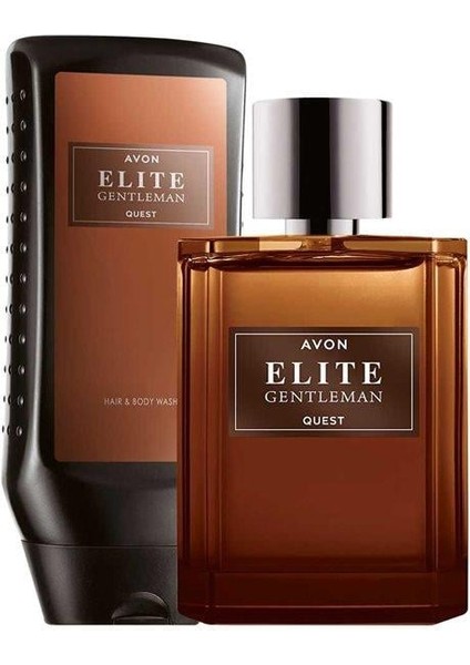 Elite Gentelman Quest EDT 75 ml Erkek Parfüm Seti