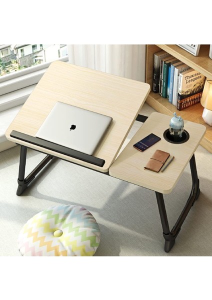 Tekno Trust Bej Laptop Standı Yükseltilebilir Çocuk Çalışma Sehpası Ders Çalışma Masasıyatak Sehpası Ders Masas