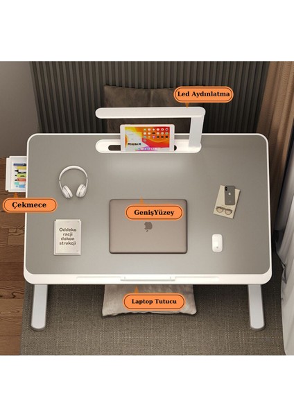 Tekno Trust Plastik Yükseklik ve Açı Ayarlı Laptop Sehpası | Katlanır Çalışma Masası |çok Fonksiyonlu Laptop Se modelleri