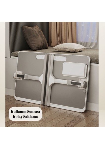 Tekno Trust Plastik Yükseklik ve Açı Ayarlı Laptop Sehpası | Katlanır Çalışma Masası |çok Fonksiyonlu Laptop Se indirimleri