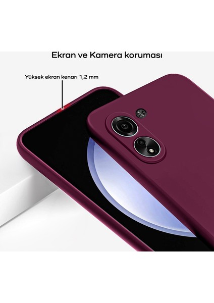 Xiaomi Redmi 13C Kılıf Kamera Korumalı Içi Kadife Lansman Silikon Kapak