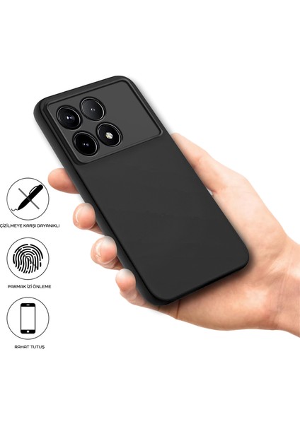 Xiaomi Poco X6 Pro Kılıf Kamera Korumalı Içi Kadife Lansman Silikon Kapak fiyatları