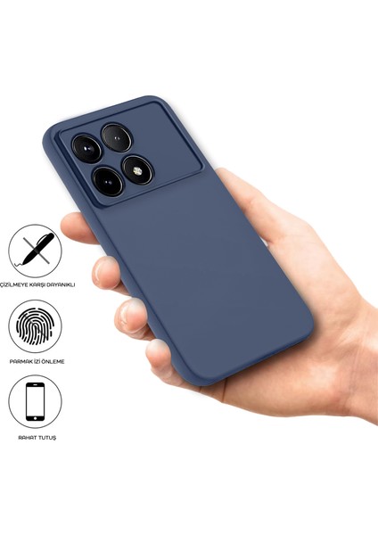 Xiaomi Poco X6 Pro Kılıf Kamera Korumalı Içi Kadife Lansman Silikon Kapak fiyatları