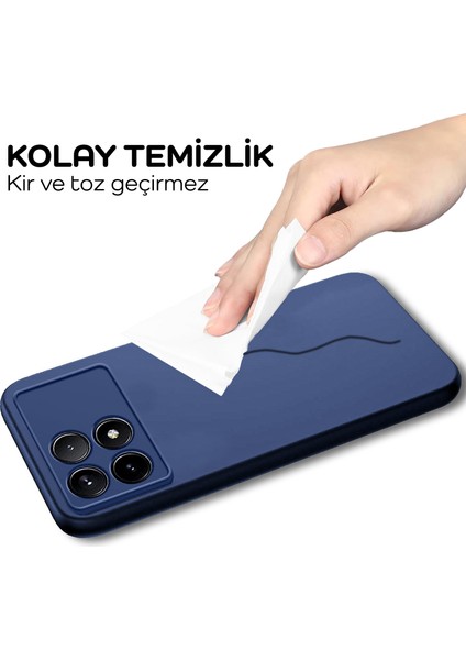 Xiaomi Poco X6 Pro Kılıf Kamera Korumalı Içi Kadife Lansman Silikon Kapak modelleri