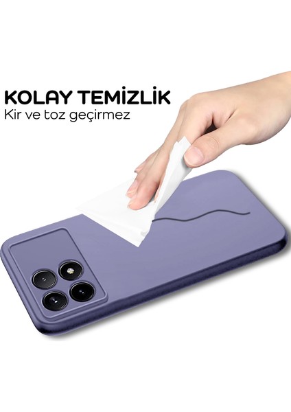 Xiaomi Poco X6 Pro Kılıf Kamera Korumalı Içi Kadife Lansman Silikon Kapak modelleri