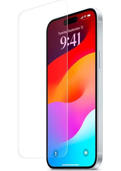 Apple iphone 15 Plus Tam Kaplayan Ekran Koruyucu Cam Anti Statik