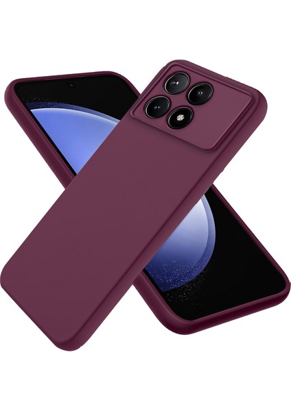 Xiaomi Redmi K70E Kılıf Kamera Korumalı Içi Kadife Lansman Silikon kapak