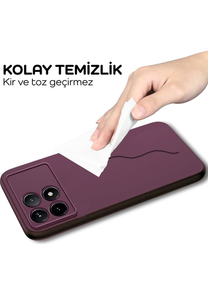 Xiaomi Redmi K70E Kılıf Kamera Korumalı Içi Kadife Lansman Silikon kapak modelleri