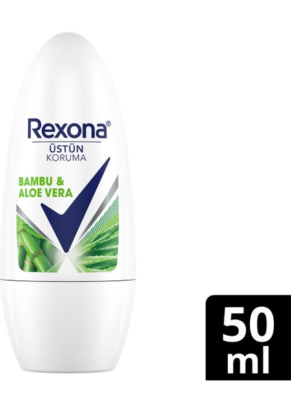 Üstün Koruma Kadın Roll On Deodorant Bambu & Aloe Vera 72 Saat Kesintisiz Koruma 50 Ml