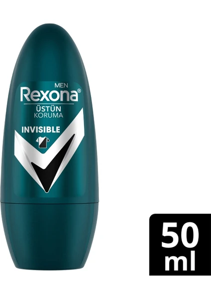 Üstün Koruma Erkek Roll On Deodorant Invisible 72 Saat Kesintisiz Koruma 50 ml