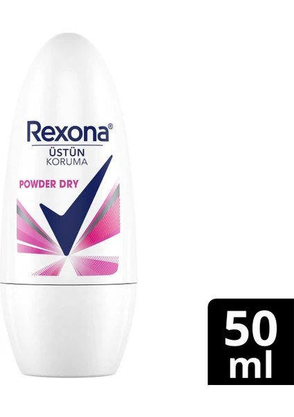 Üstün Koruma Kadın Roll On Deodorant Powder Dry 72 Saat Kesintisiz Koruma 50 ml