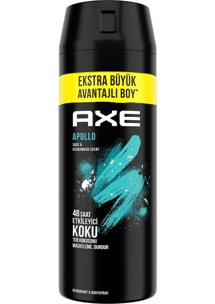 Erkek Sprey Deodorant Apollo 48 Saat Etkileyici Koku 200 ml