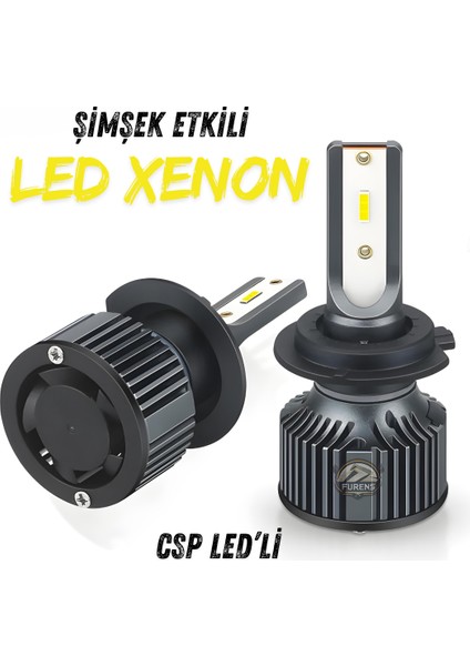 Citroen C-Elysee 2010-2023 Sis Farı Uyumlu Şimşek Etkili LED Xenon Premium Series H11