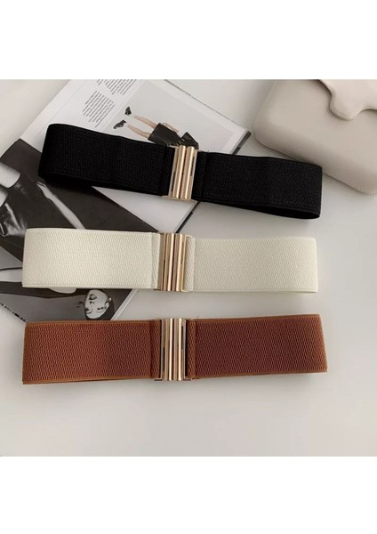 Çok Renkli 3.lü Takım Kemer Suni Deri Lastikli Zamak Toka fırsatları