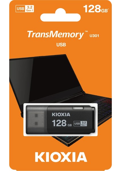 128GB U301 USB 3.2 Flash Bellek Siyah (LU301K128GG4)