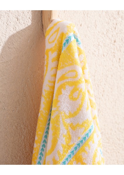 Herbert Pamuk Plaj Havlusu - Sarı - 70X150 cm fiyatları