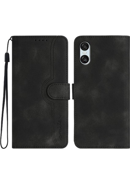 Sony Xperia 10 Vı Case Premium Pu Dahili Mıknatıs Kapağı ile Uyumlu (Yurt Dışından)